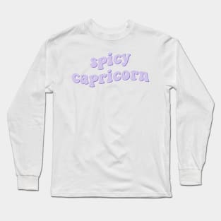 spicy capricorn Long Sleeve T-Shirt